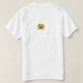 Big Juicy Burger Illustration | Funny Fast Food T-shirt (Design achterkant)