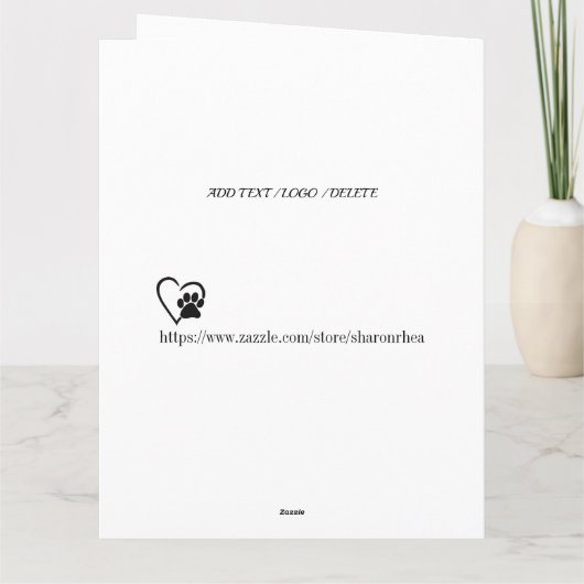 Big Kaart Patriotic Pit Bull (Achterkant)