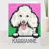 Big Kaart Poodle (Voorkant)