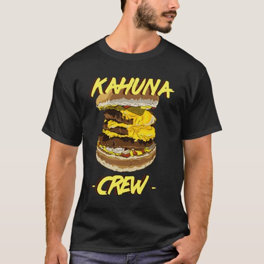Big Kahuna Burger Crew Chest Print  for Men & Wome T-shirt (Voorkant)