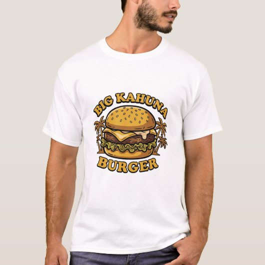 Big Kahuna Burger Retro  T-shirt (Voorkant)