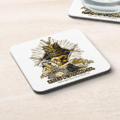 Big Kahuna Tiki Hula Pinup Girl Bier Onderzetter (Linkerzijde)