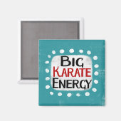 Big Karate energie koelkastmagneet Magneet (Voorkant / Achterkant)
