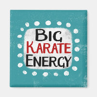 Big Karate energie koelkastmagneet