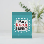 Big Karate Energy Briefkaart (Staand voorkant)