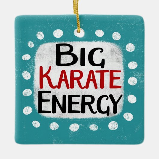 Big Karate Energy Ornament (Voorkant)