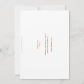 Big Kiss Cupid Valentijn Kaart. Aankondiging (Achterkant)