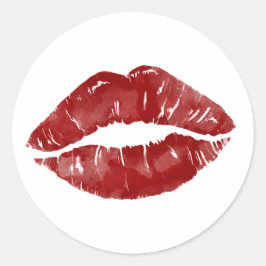 Big Kiss Ronde Sticker