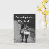 BIG-/KLEINE VRIENDSHIP-KAART KAART (Gele Bloem)