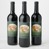 Big Knaagdier Companion Club Capybara Wijn Etiket (Flessen)