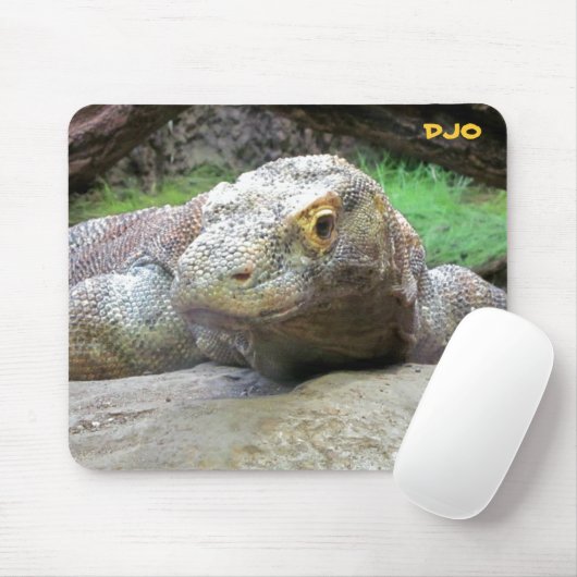 Big Komodo Dragon Muismat (Met muis)