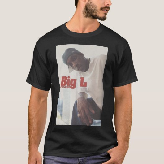 Big L Rest in Peace Essential T-Shirt (Voorkant)