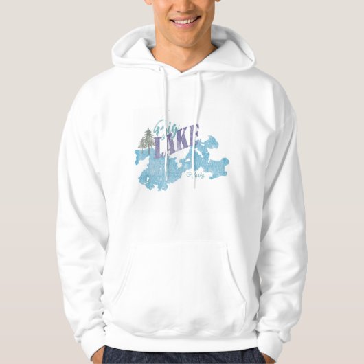 Big Lake Alaska Sweatshirt of Tshirt met verdringe (Voorkant)