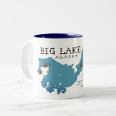 Big Lake Cabin Mok voor onze vrienden (Voorkant links)