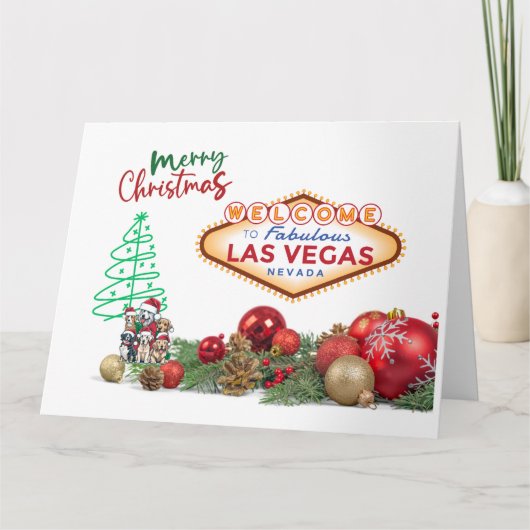 BIG Las Vegas Kerst Kaart (Voorkant)