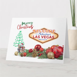 BIG Las Vegas Kerst Kaart
