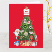 BIG Las Vegas Kerst Kaart (Gele Bloem)