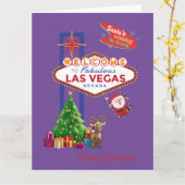 BIG Las Vegas Kerst Kaart (Gele Bloem)
