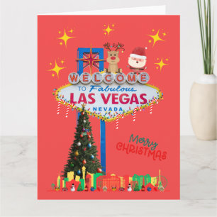 BIG Las Vegas Kerst Kaart