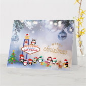 BIG Las Vegas Kerst Kaart (Gele Bloem)