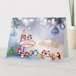BIG Las Vegas Kerst Kaart