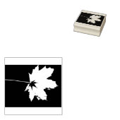 Big Leaf Little Leaf Rubber Stamp Rubberstempel (Gestempeld)