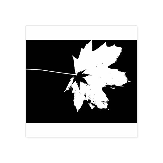 Big Leaf Little Leaf Rubber Stamp Rubberstempel (Afrduk)