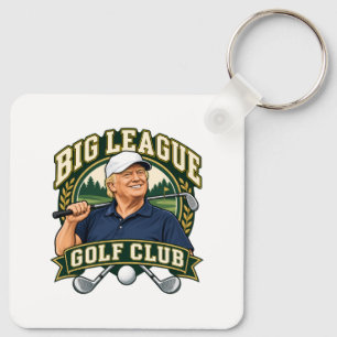 Big League Golf Club Tweezijdig Aluminium Sleutelhanger