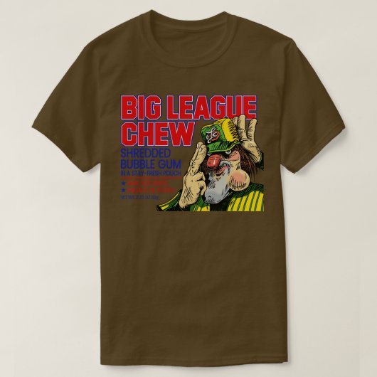 Big League kauwgom T-shirt (Design voorkant)