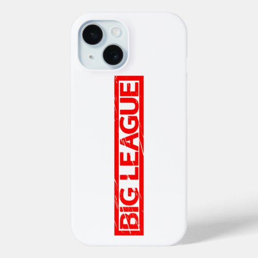 Big League Stamp Case-Mate iPhone Case (Achterkant)