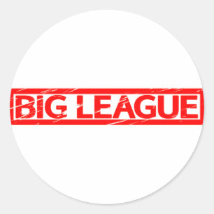 Big League Stamp Ronde Sticker