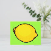 Big Lemon Briefkaart (Staand voorkant)