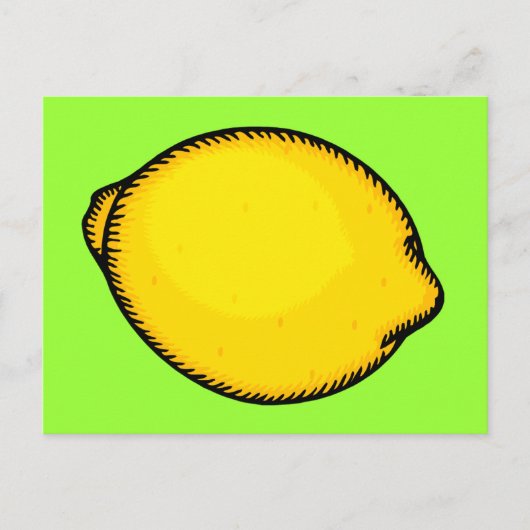 Big Lemon Briefkaart (Voorkant)