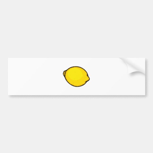 Big Lemon Bumpersticker (Voorkant)