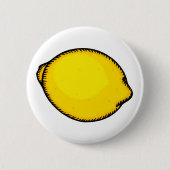 Big Lemon Ronde Button 5,7 Cm (Voorkant)