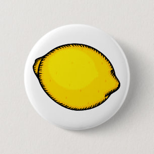 Big Lemon Ronde Button 5,7 Cm