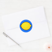 Big Lemon Ronde Sticker (Envelop)