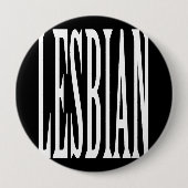 BIG LESBIAN - RONDE BUTTON 4,0 CM (Voorkant)
