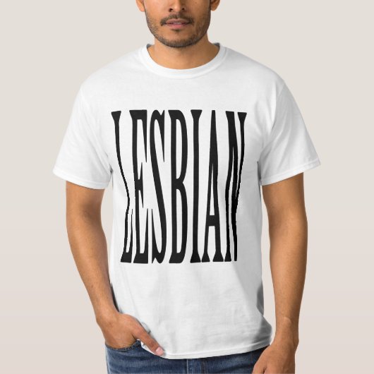BIG LESBIAN T-SHIRT (Voorkant)