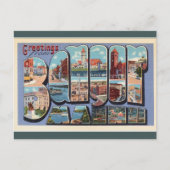  Big Letter Bangor Maine Briefkaart (Voorkant)