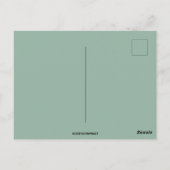  Big Letter Columbus Ohio Briefkaart (Achterkant)