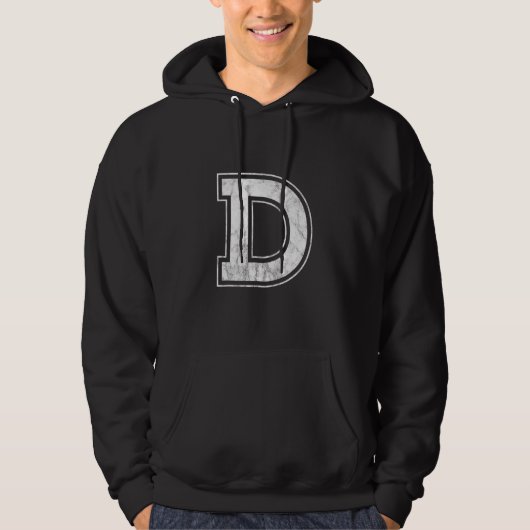 Big Letter D Hoodie (Voorkant)
