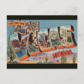  Big Letter Las Vegas Nevada Briefkaart (Voorkant)