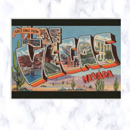  Big Letter Las Vegas Nevada Briefkaart