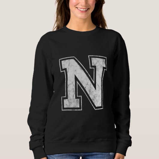 Big Letter N Trui (Voorkant)