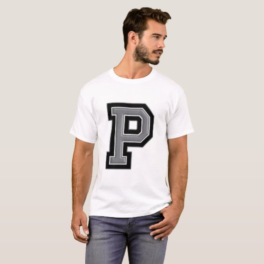 Big Letter "P" T-shirt (Voorkant volledig)