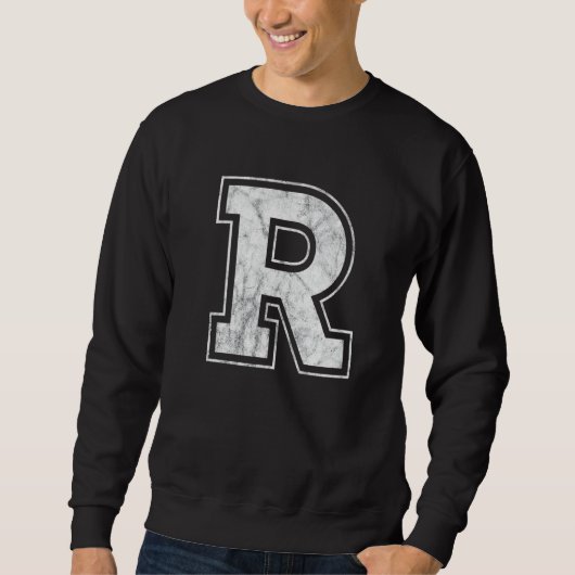 Big Letter R Trui (Voorkant)