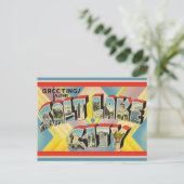 Big Letter Salt Lake City Utah Briefkaart (Staand voorkant)