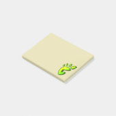 Big Lime Green Footprint Post-it® Notes (Schuin)
