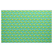 Big Lime Green Footprint Stof (Yard (91,4 cm))